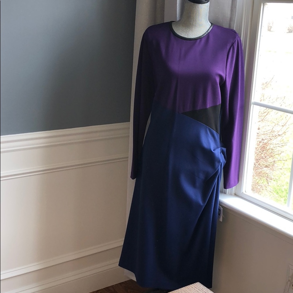 Anne Klein multi colored knit dress. NEW WITH TAGS